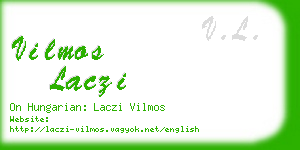 vilmos laczi business card